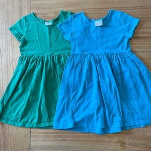 Lot of 2 Hanna Andersson Dresses, Size 120 cm (6-7)